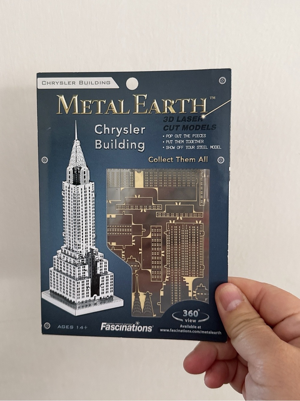 Metal Earth Chrysler Building 3D Laser Cut Model